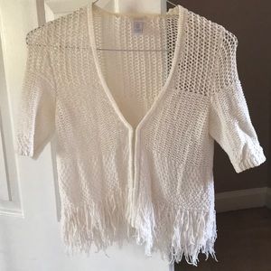 Gently worn, open knit cardigan from Chico’s